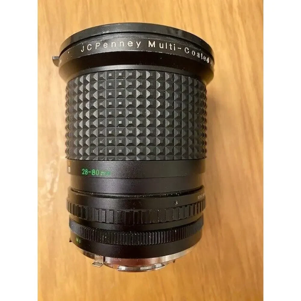 JCPenney Multi Coated Optics Lens 28-80mm f/3.5-4.5 One Touch Macro Zoom Canon